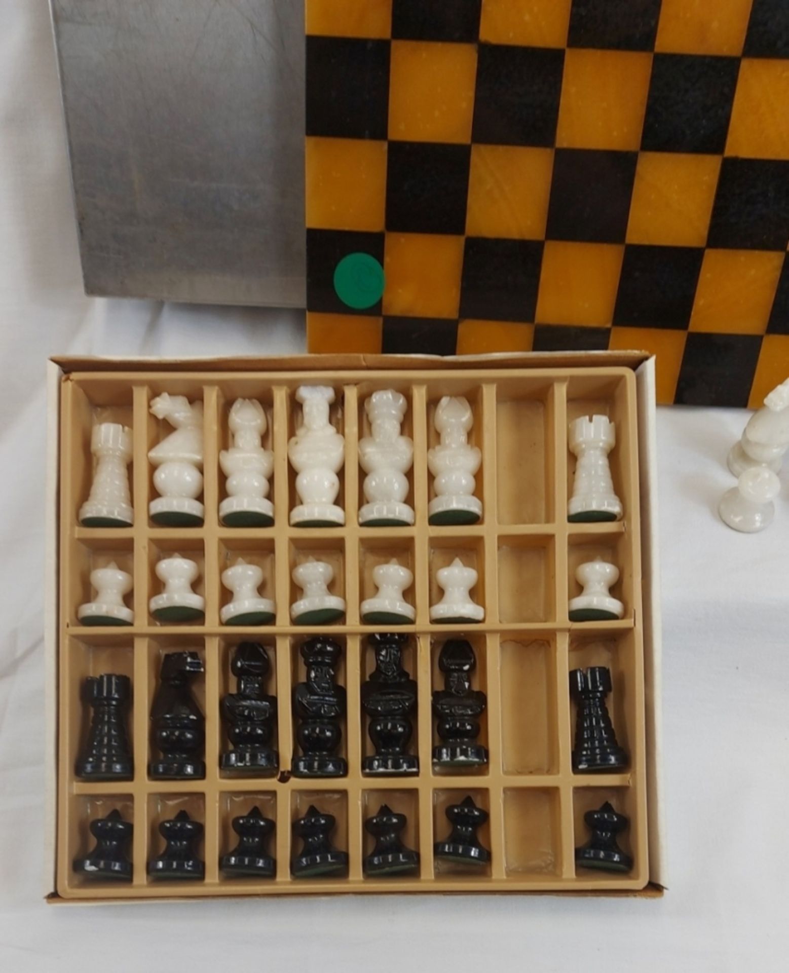 Schachspiel Marmorplatte - Image 3 of 22