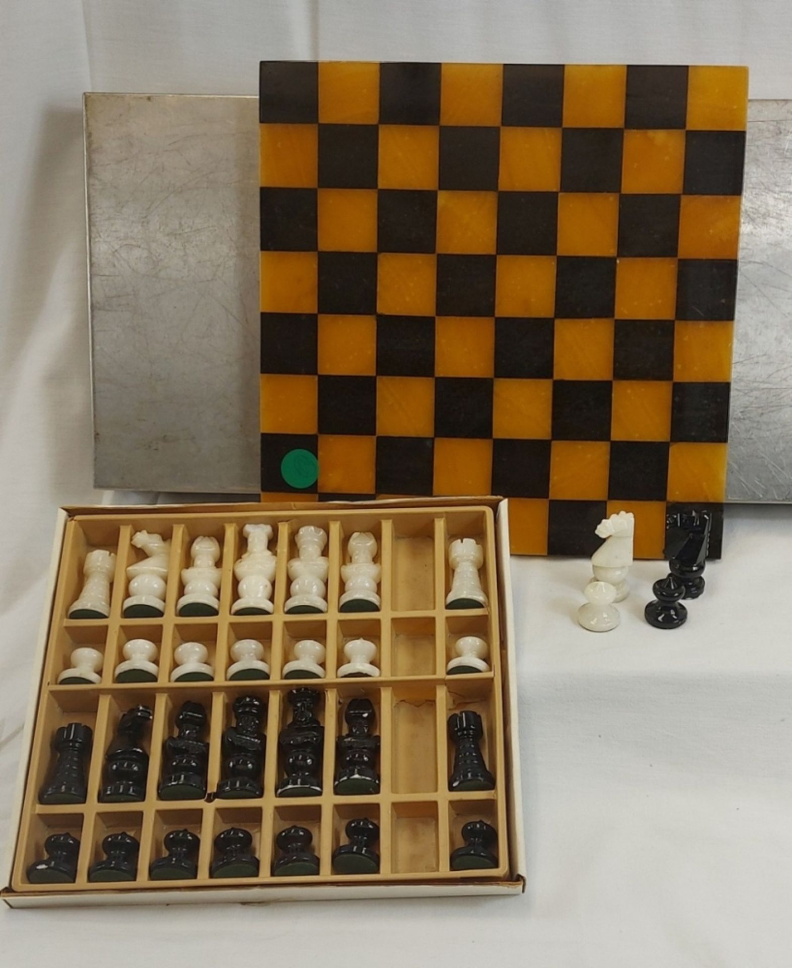 Schachspiel Marmorplatte - Image 17 of 22