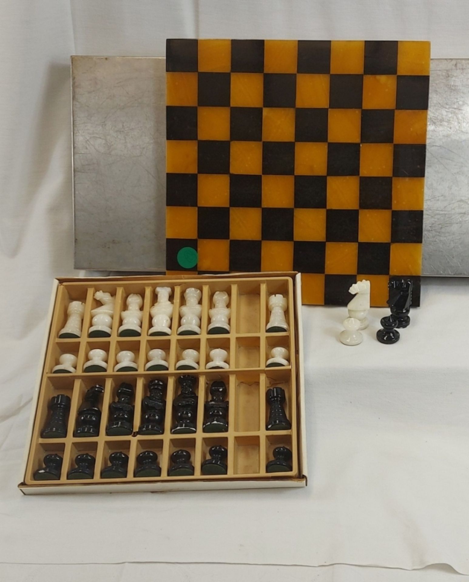 Schachspiel Marmorplatte - Image 9 of 22