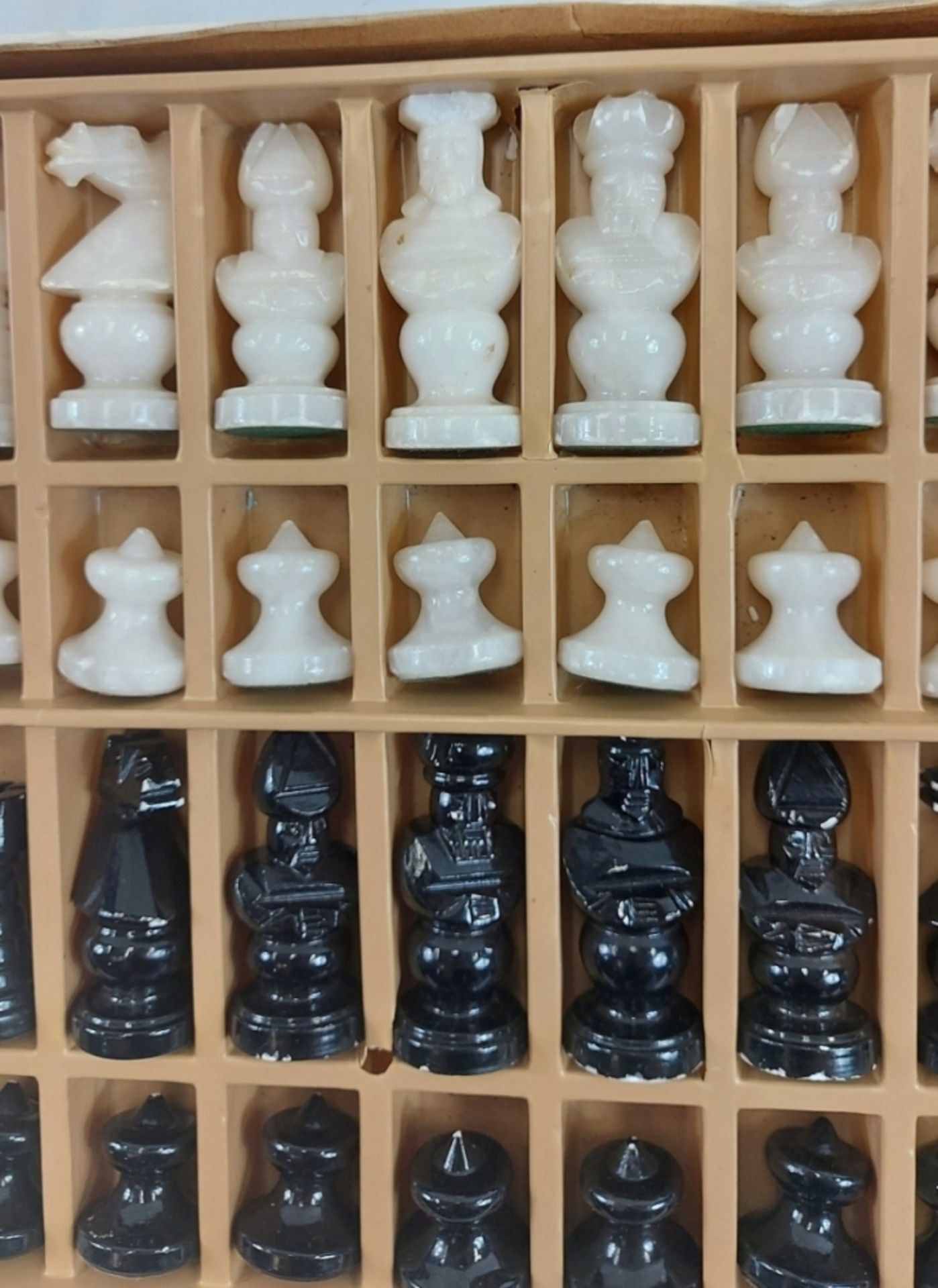 Schachspiel Marmorplatte - Image 5 of 22