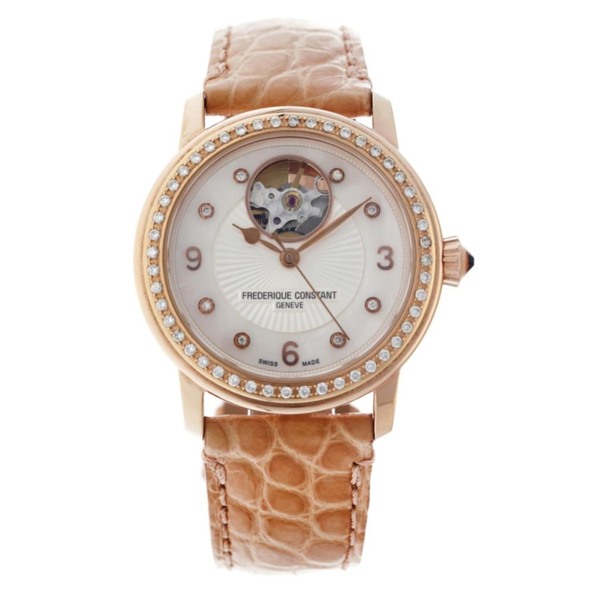 Frédérique Constant Heart Beat - Mother of Pearl & Diamond - FC-303/310X2PD22 - Ladies watch - appro