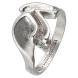 Sterling silver 'Memphis' ring by Zoltan Popovits for Lapponia.