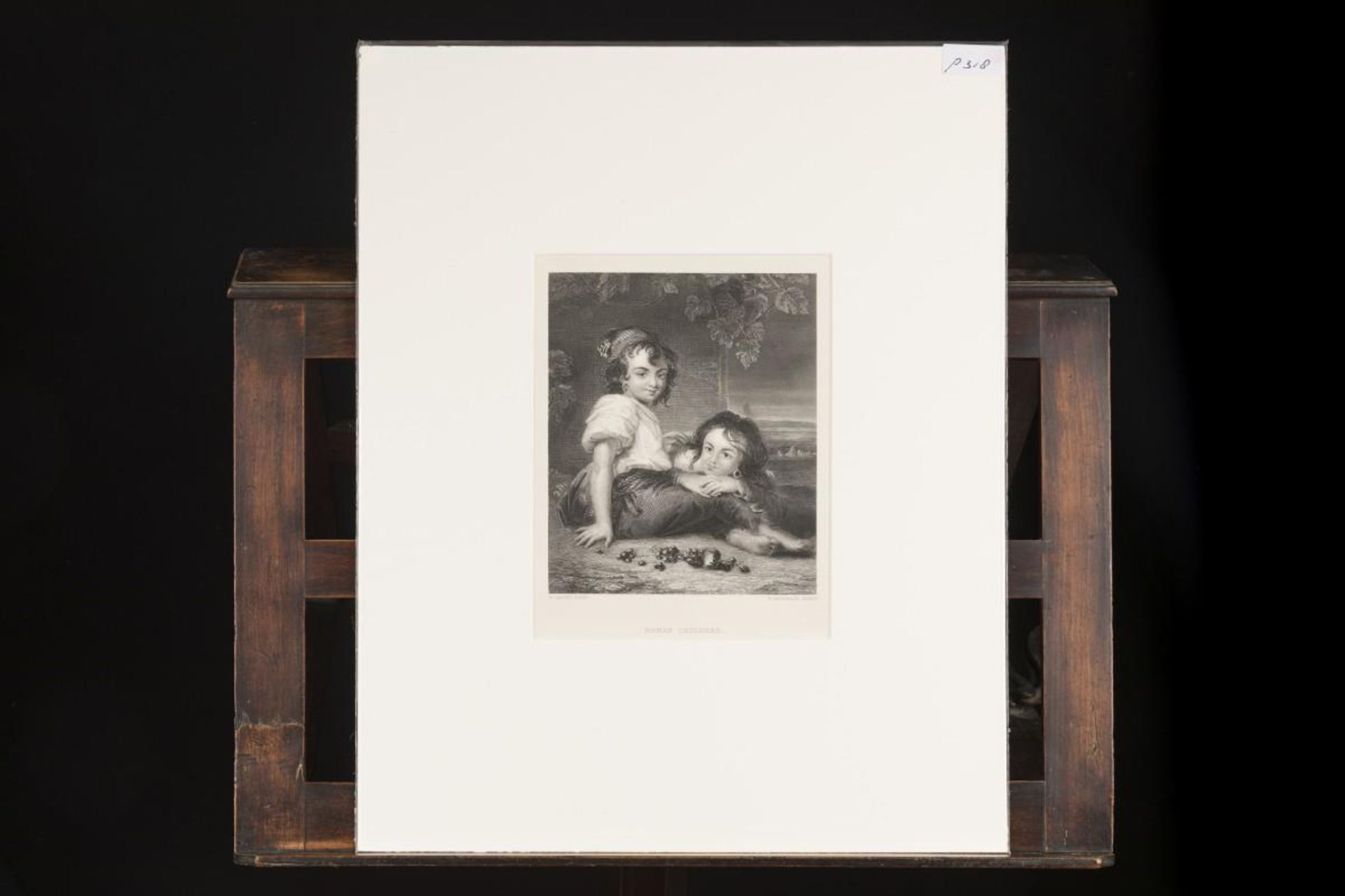 A lot comprising (6) various prints with romantic scenes, 19th century. - Image 12 of 12