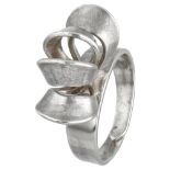 830 Silver modernist ring by K.E. Palmberg for Alton.