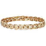 18K. Yellow gold Christofle link bracelet.