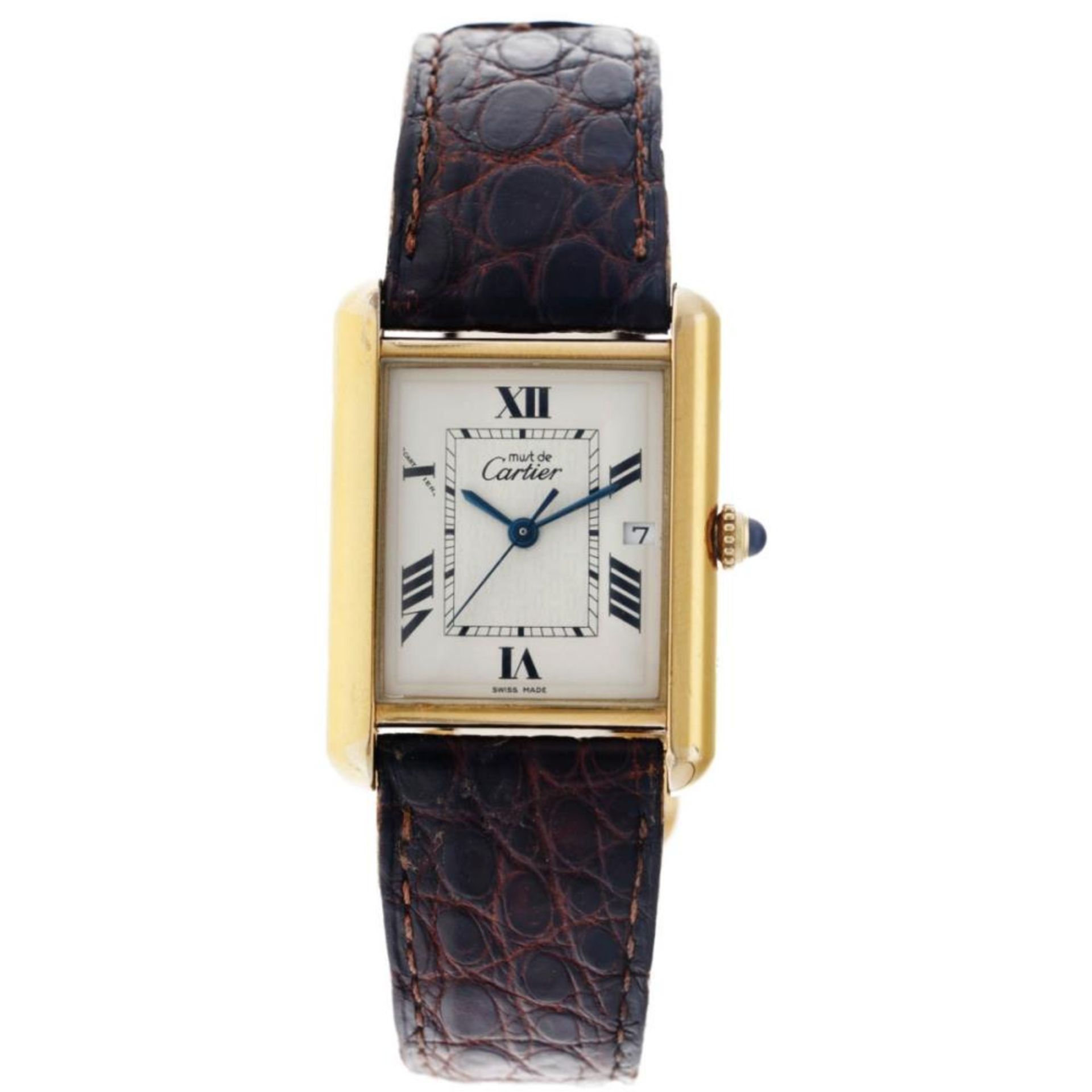 Cartier Tank Must 2413 - Men's watch - approx. 2000. - Image 2 of 12