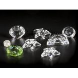 (7) piece lot Swarovski miniatures.