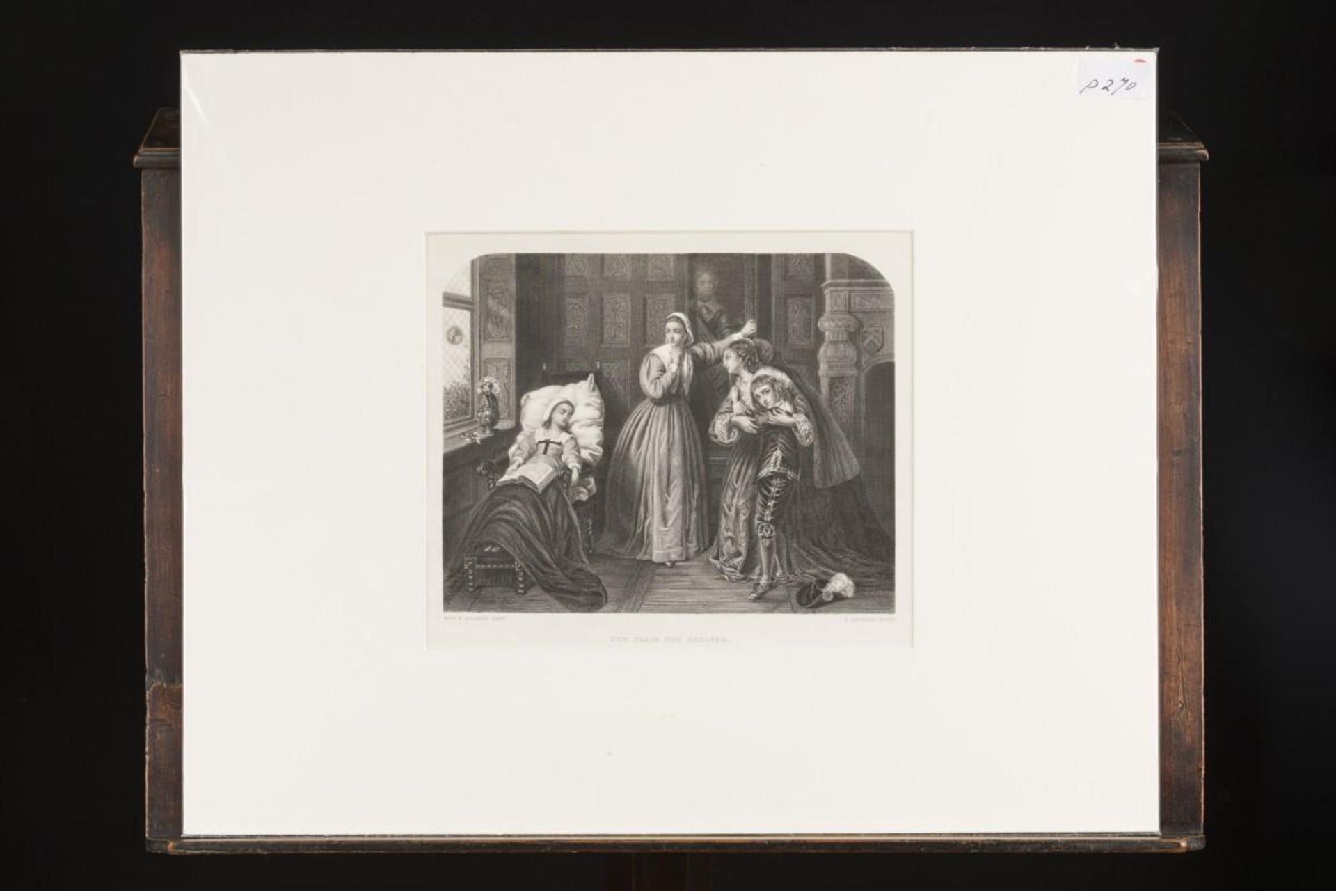 A lot comprising (6) engravings with various romantic scenes, 19th century. - Image 5 of 12