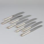 8 piece set of knives silver.