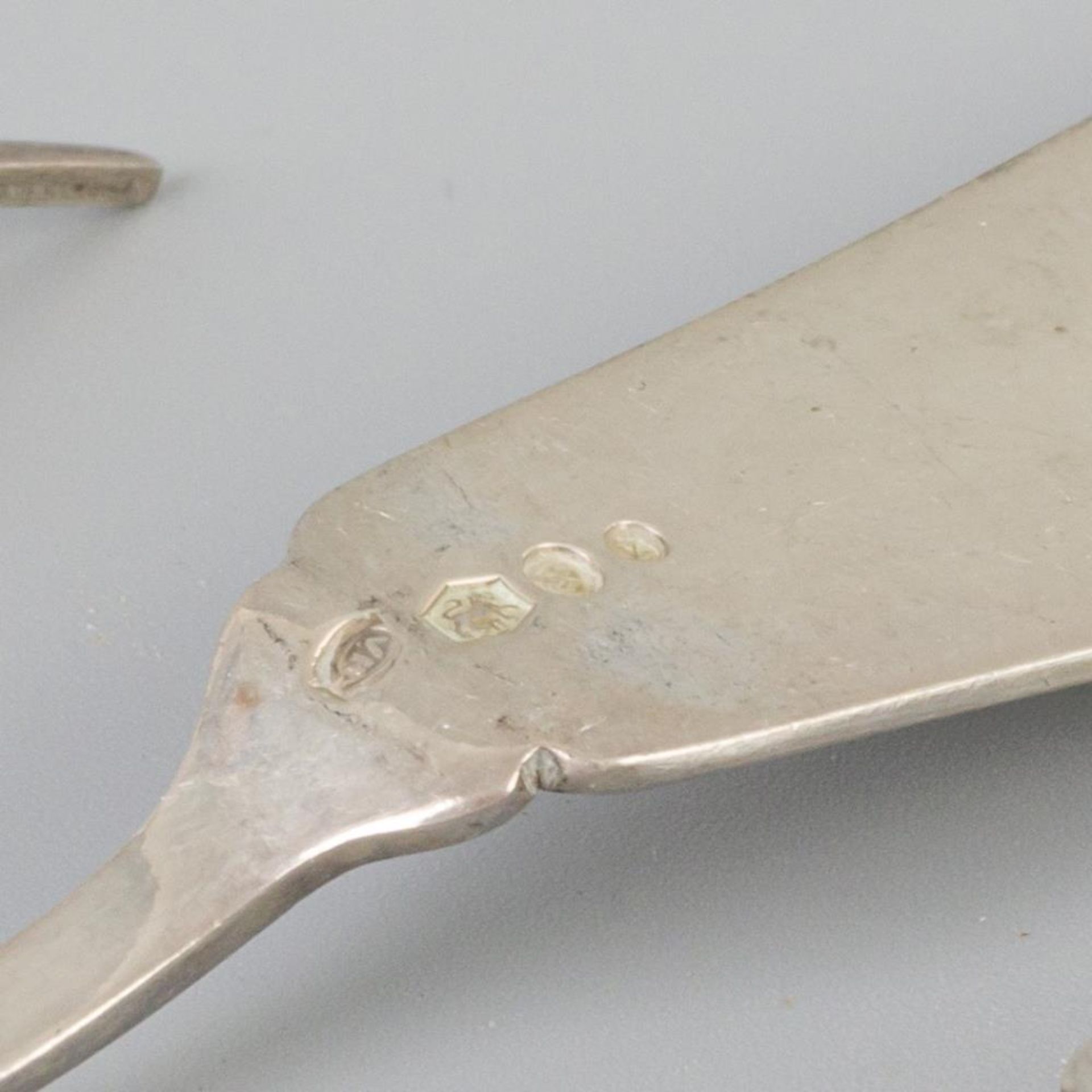 4 piece cutlery parts "Haags Lofje" silver. - Bild 4 aus 4
