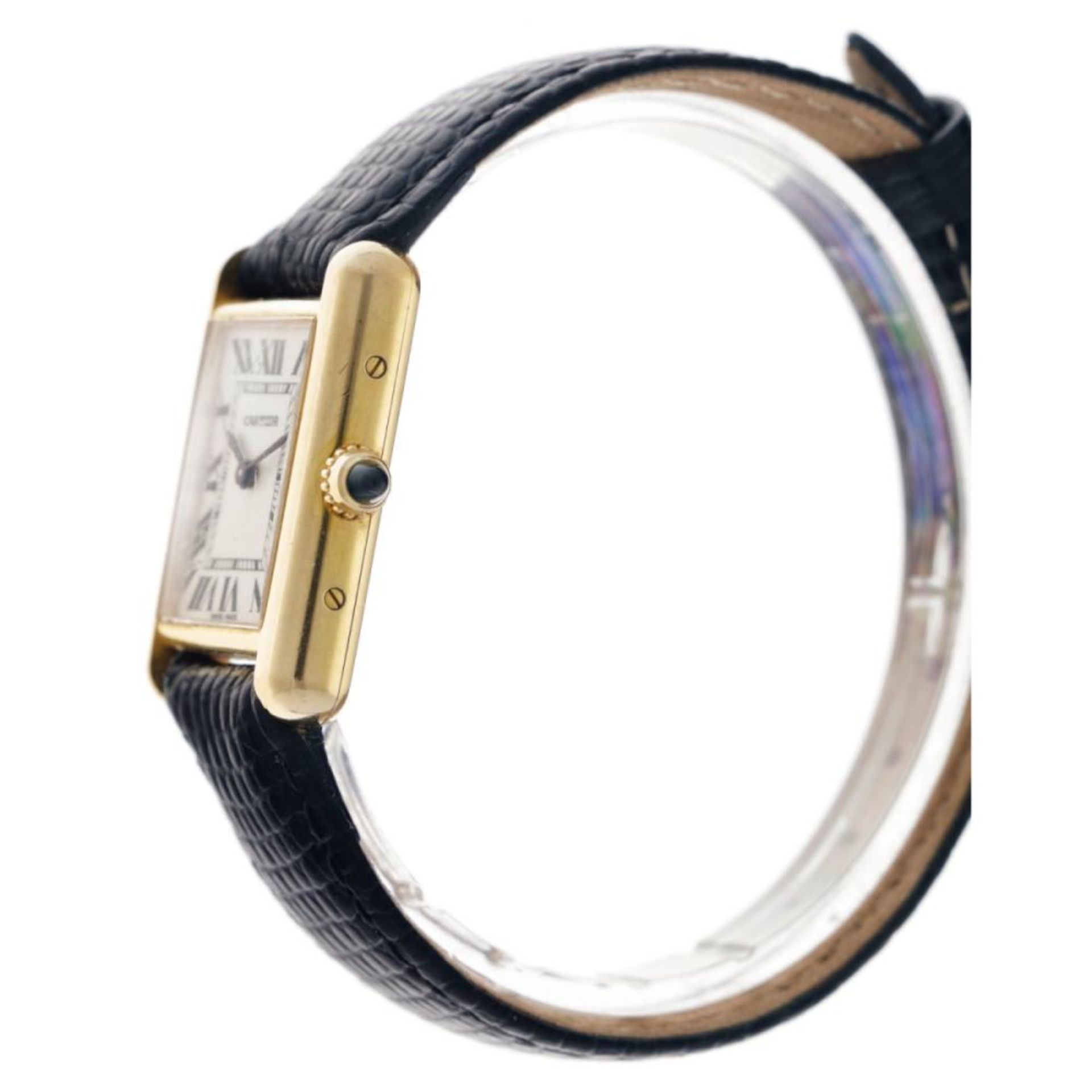 Cartier Tank Louis 2442 - 18 carat gold - Ladies watch - approx. 2010. - Image 10 of 10