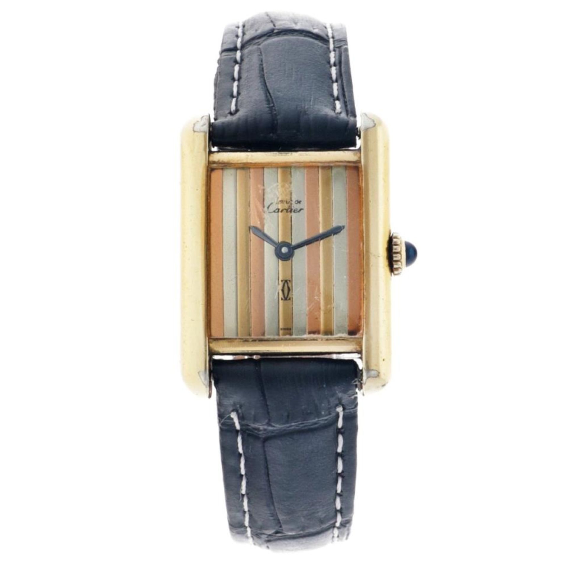 Cartier Must de Cartier Tank - Trinity Dial - Ladies watch - approx. 1980. - Image 2 of 10