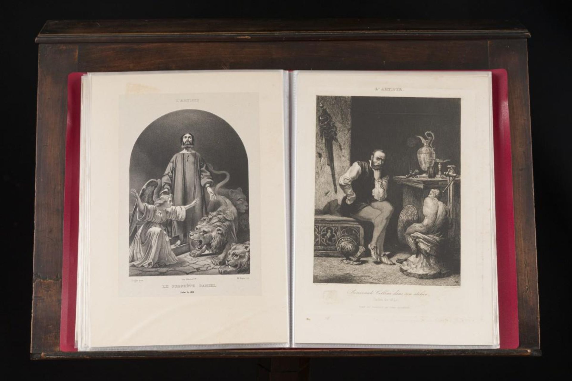 A folder comprising 102 prints from "L'Artiste", France, mid. 19th century. - Image 2 of 8