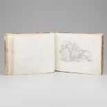 A booklet comprising various scetches and drawings. Various subjects.