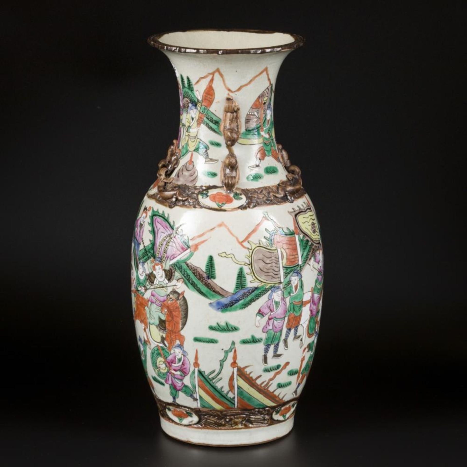 A Nanking baluster vase, China, 20th century. - Image 7 of 14