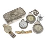 Lot (5) different watch pieces