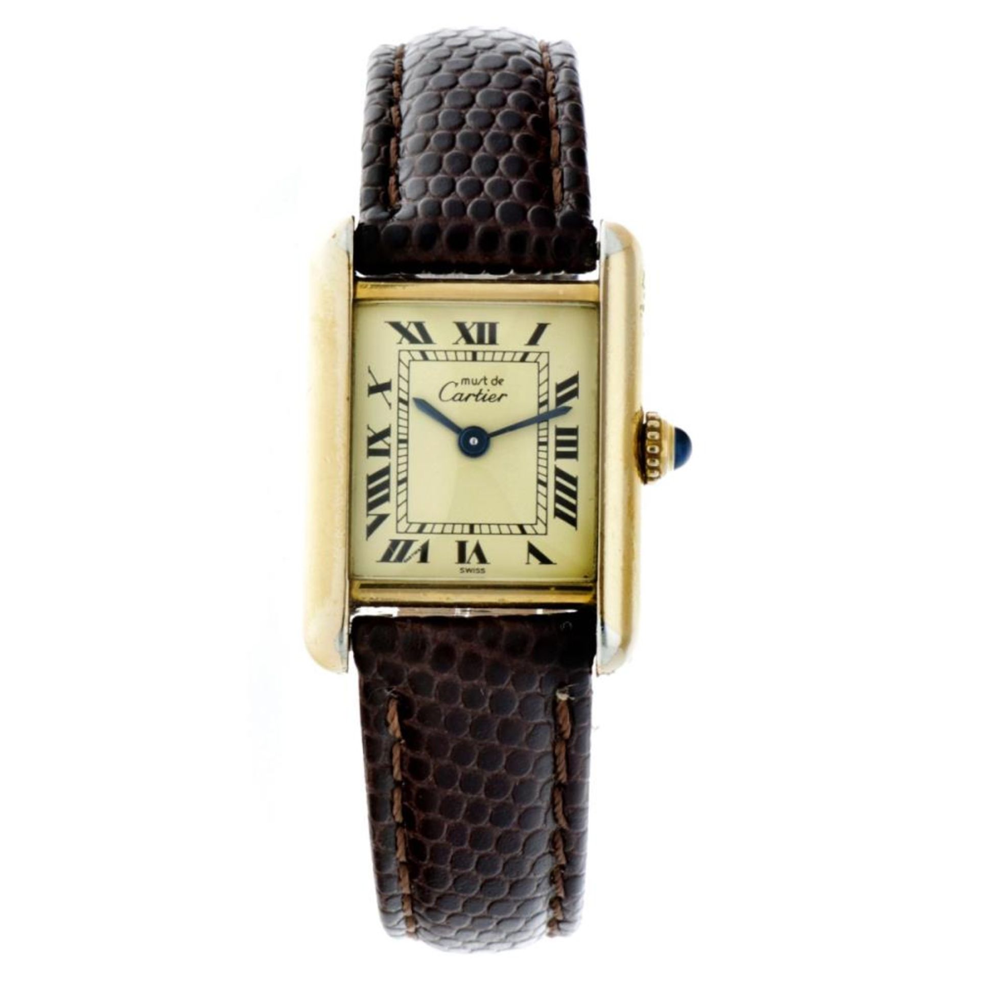 Cartier Tank Vermeil 5057001 - Ladies watch - approx. 1990.