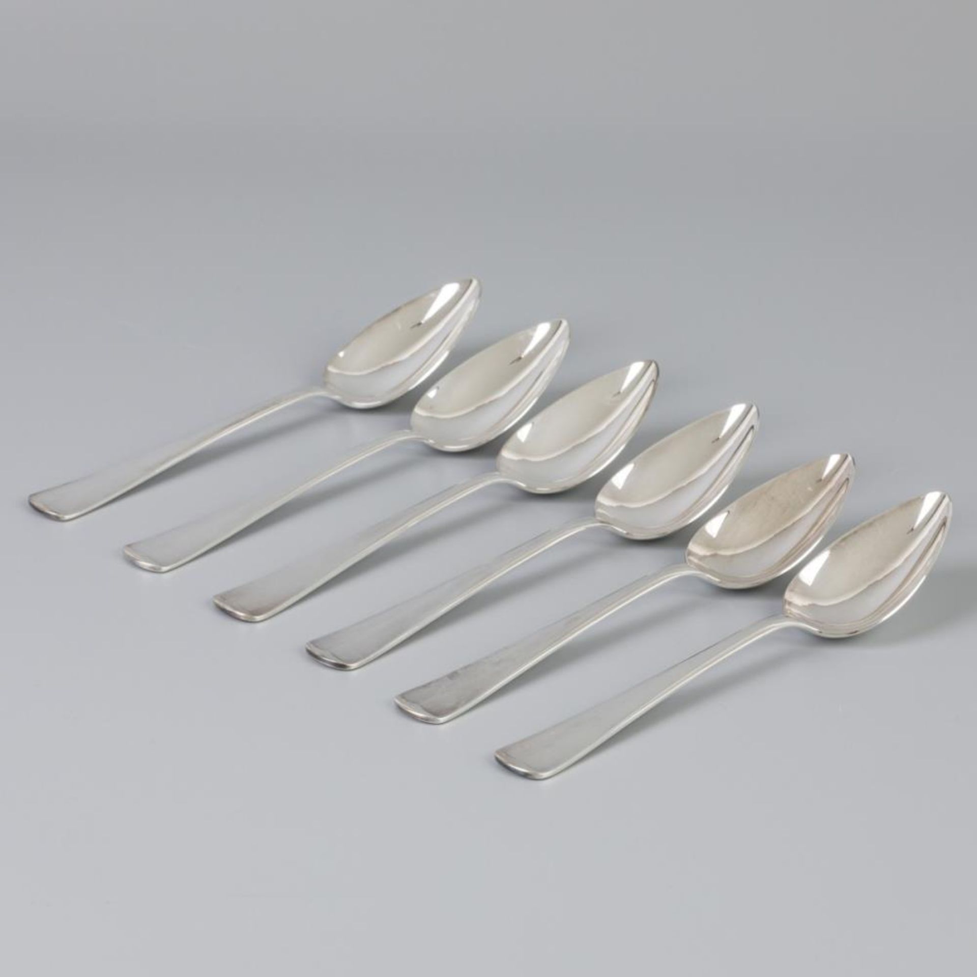 6 piece set of spoons "Haags Lofje"