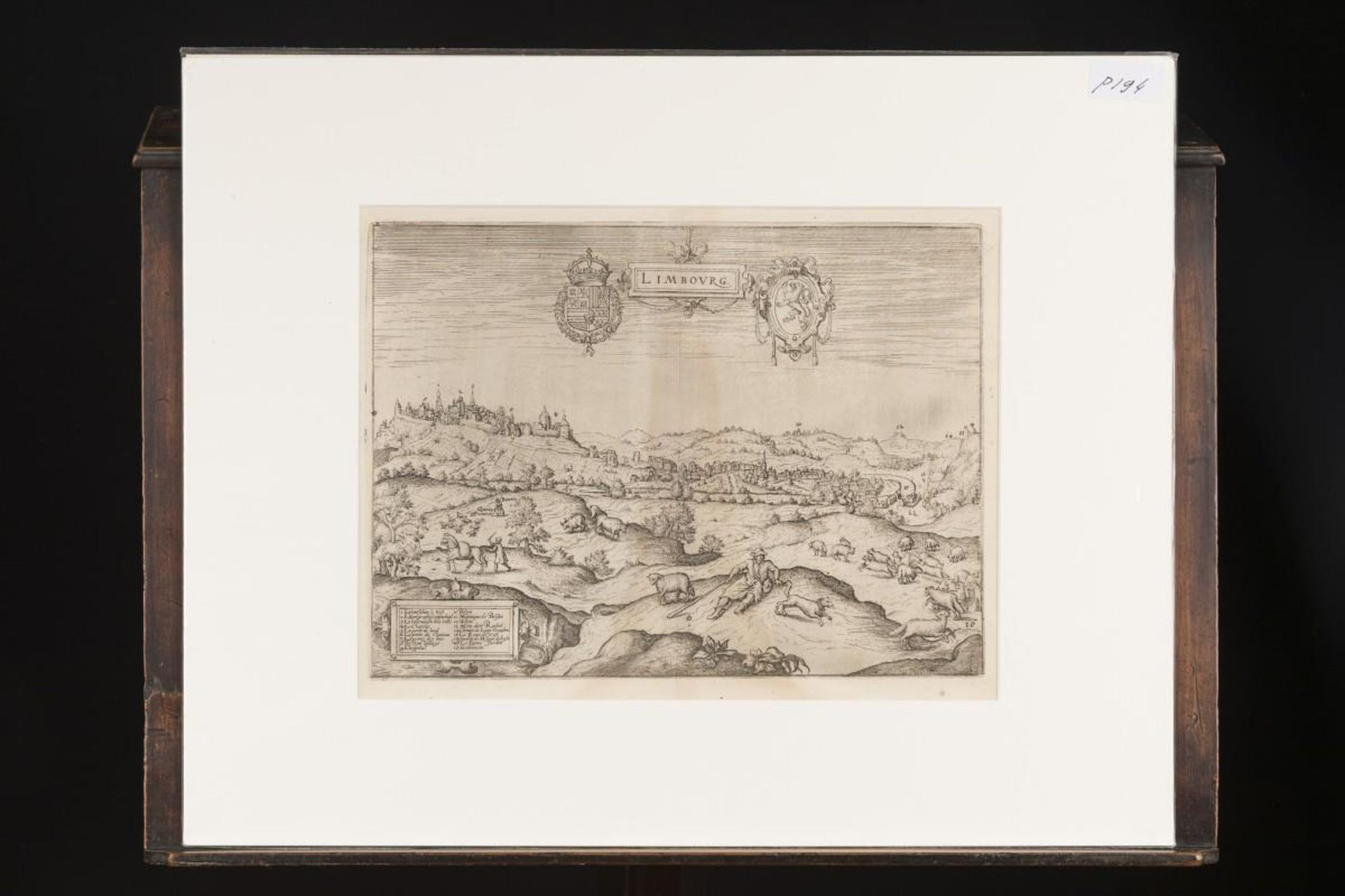 A lot comprising (4) various prints, a.w. topografical, 17th century and later. - Image 6 of 8