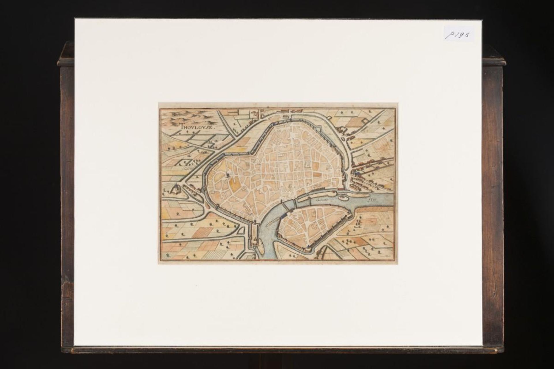 A lot comprising (4) various prints, a.w. topografical, 17th century and later. - Image 8 of 8