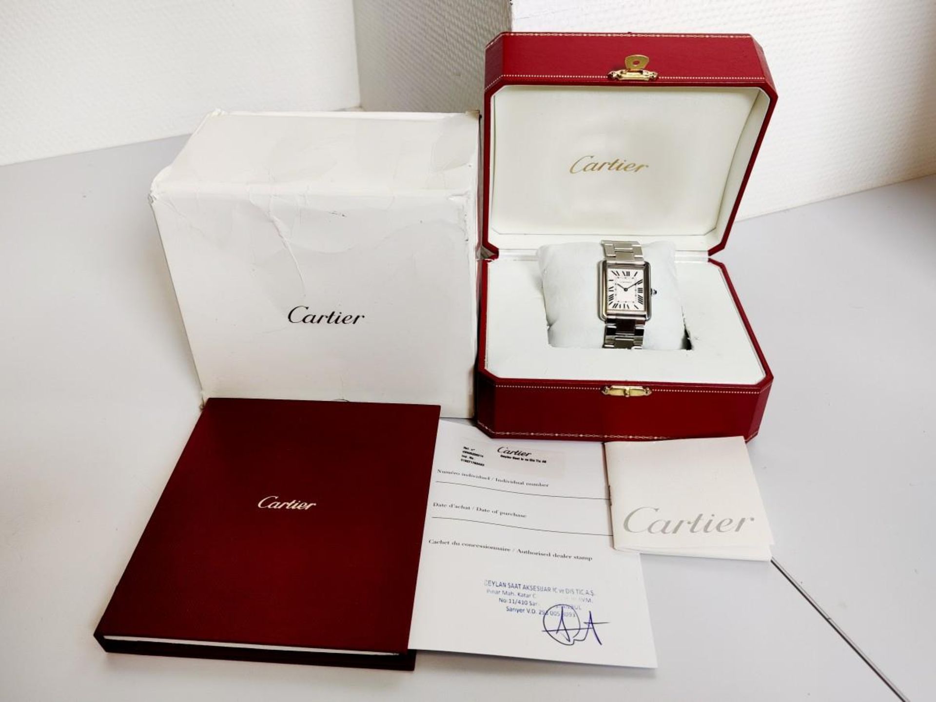 Cartier Tank Solo 3169 - Men's watch - approx. 2015. - Image 11 of 12