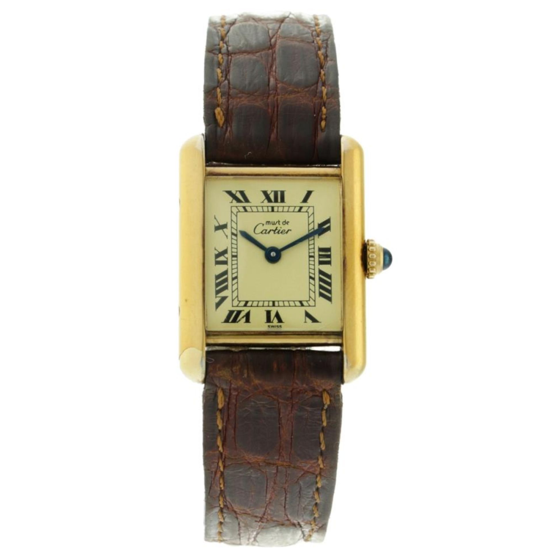 Cartier Tank Vermeil 5057001 - Ladies watch - approx. 1990.