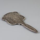 Hand mirror silver.