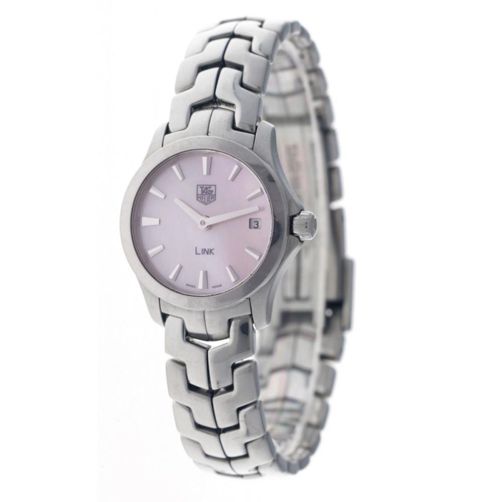 TAG Heuer Link WJF1412 - Pink Mother of Pearl - Ladies watch - approx. 2013. - Image 4 of 10