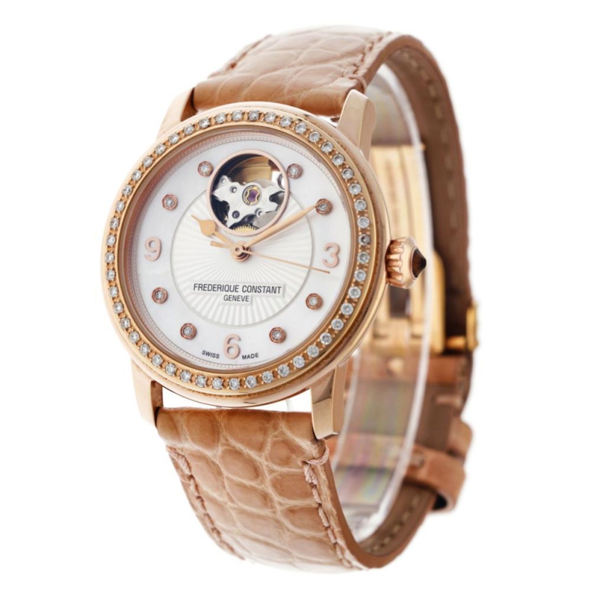 Frédérique Constant Heart Beat - Mother of Pearl & Diamond - FC-303/310X2PD22 - Ladies watch - appro - Image 3 of 10