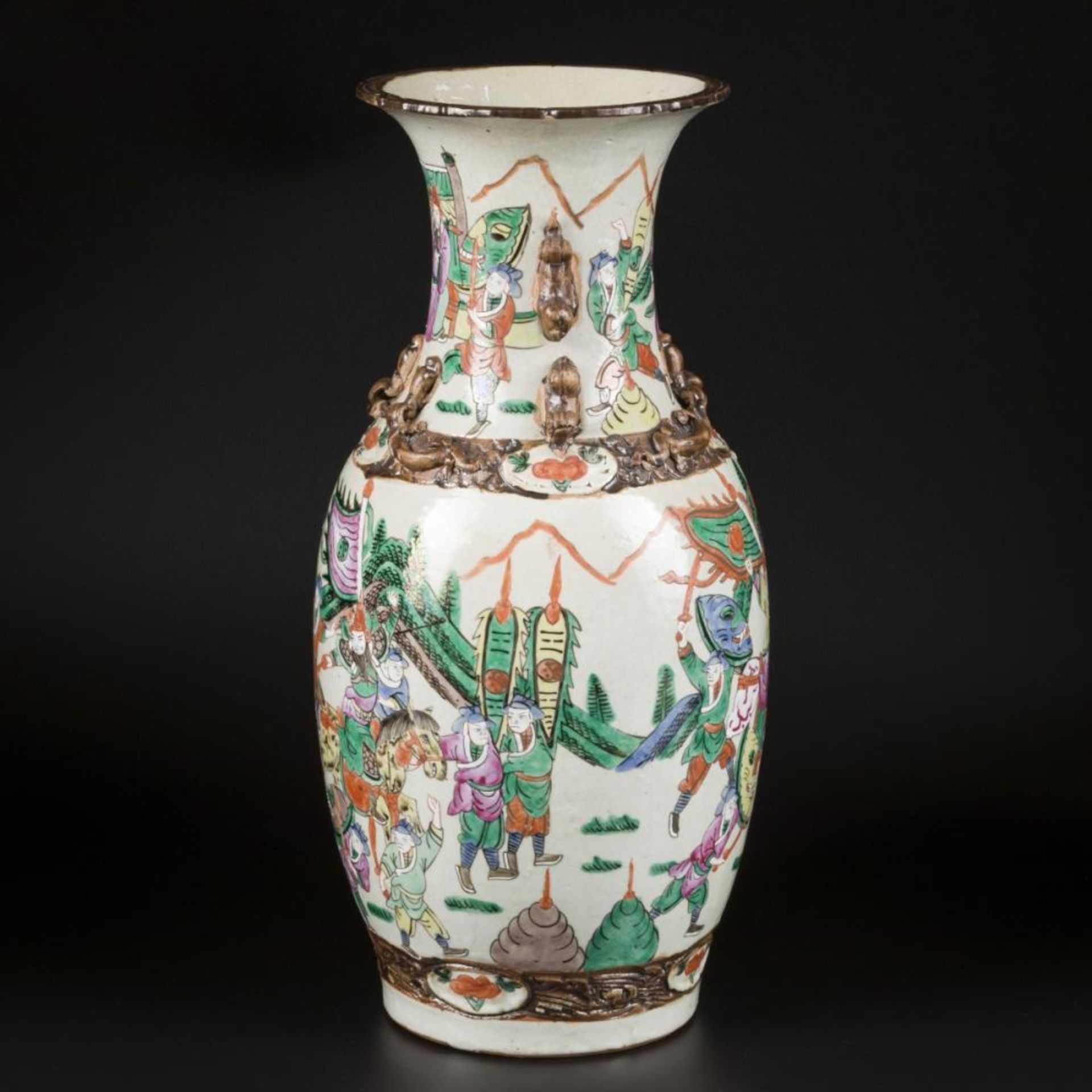 A Nanking baluster vase, China, 20th century. - Image 4 of 14
