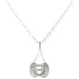 Sterling silver necklace with pendant by K.E. Palmberg for Alton.
