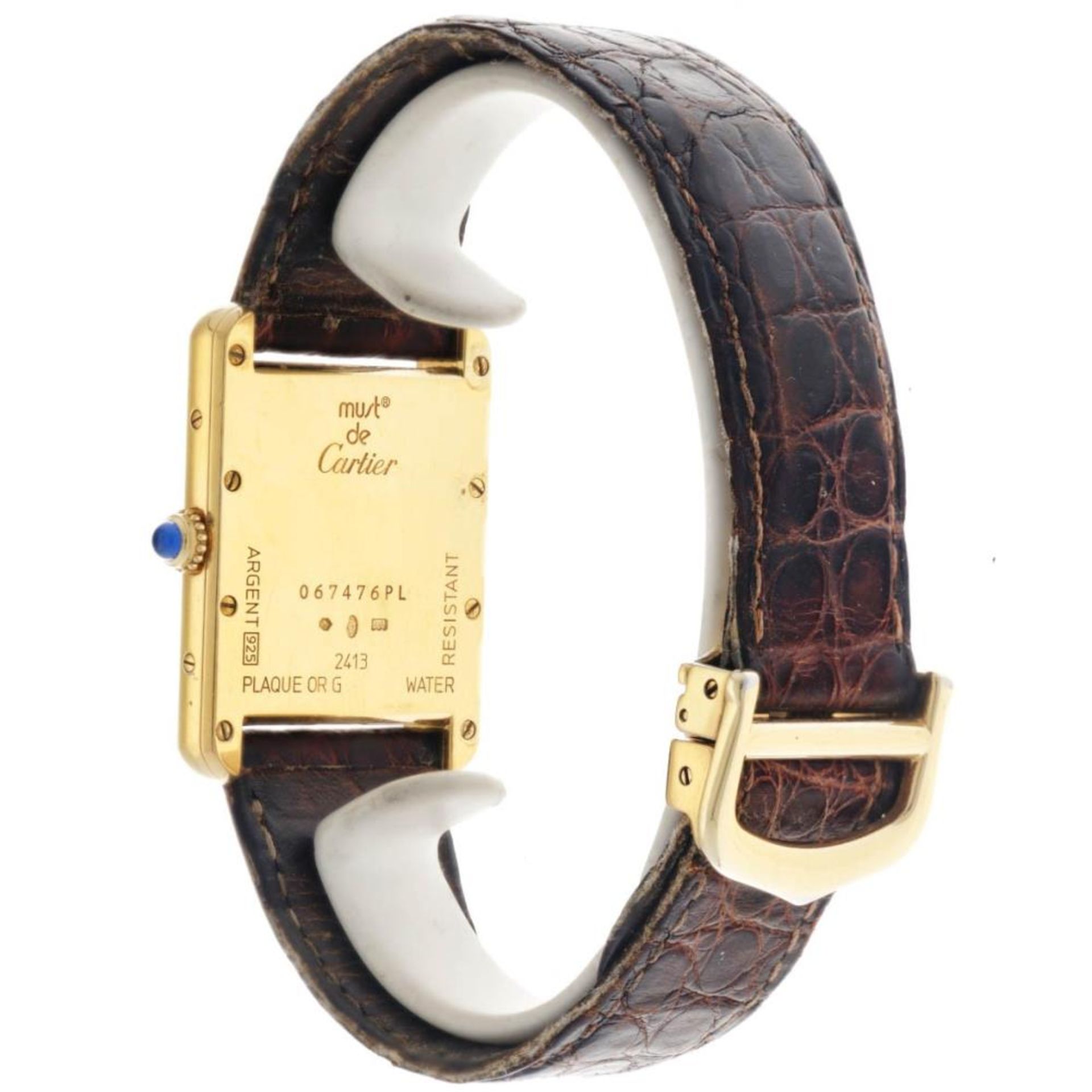 Cartier Tank Must 2413 - Men's watch - approx. 2000. - Image 5 of 12