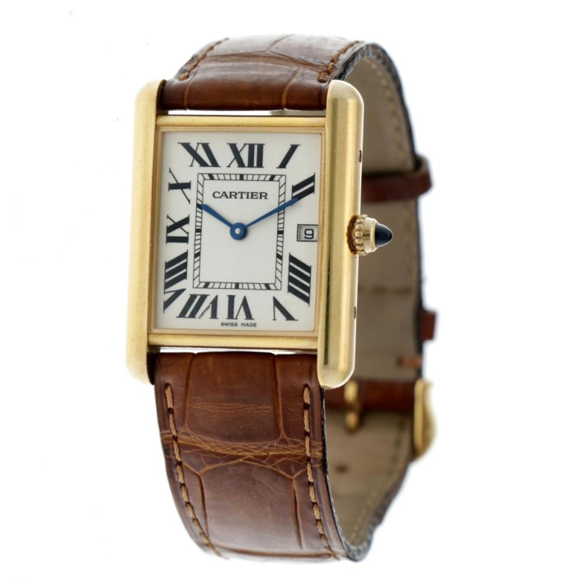 Cartier Tank Louis 2441 - 18 carat gold - Men's watch - approx. 2005. - Image 4 of 10