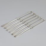 6 piece set of lobster forks silver.