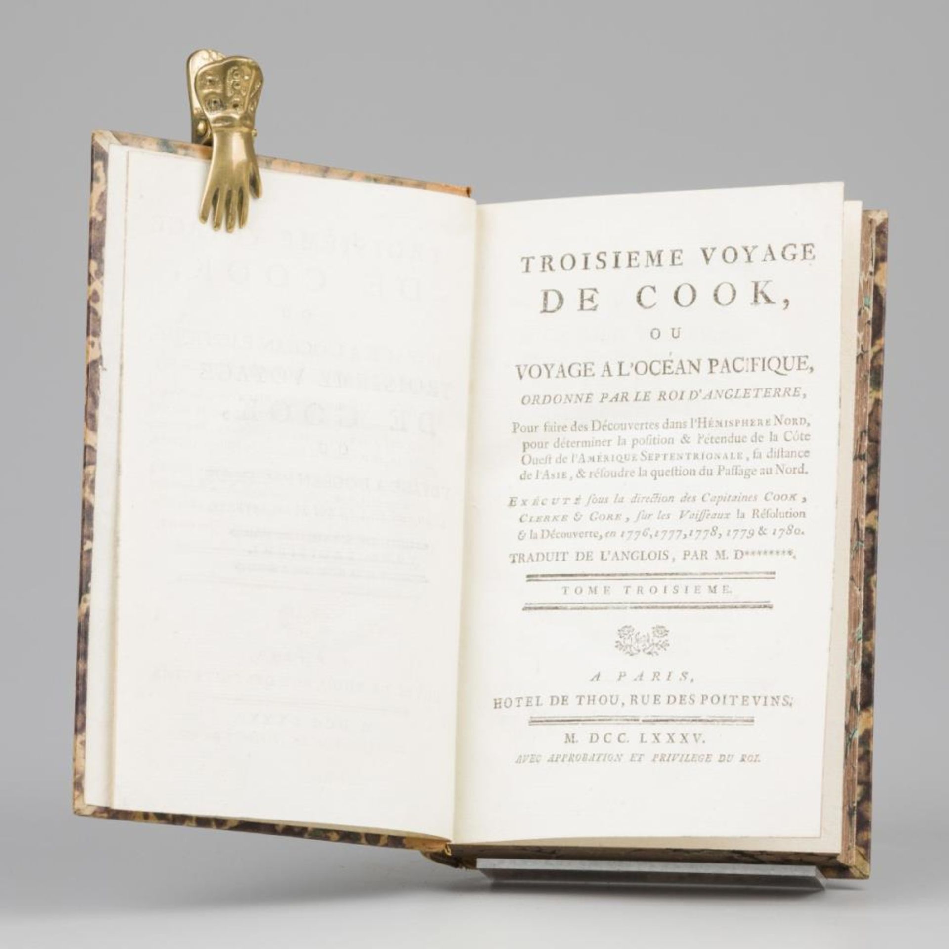 James Cook (1728 – 1779), Troisième Voyage de Cook, Hôtel de Thou, Parijs, 1785. - Bild 8 aus 12