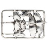 830 Silver swan brooch by Norwegian designer Nils Hansen.