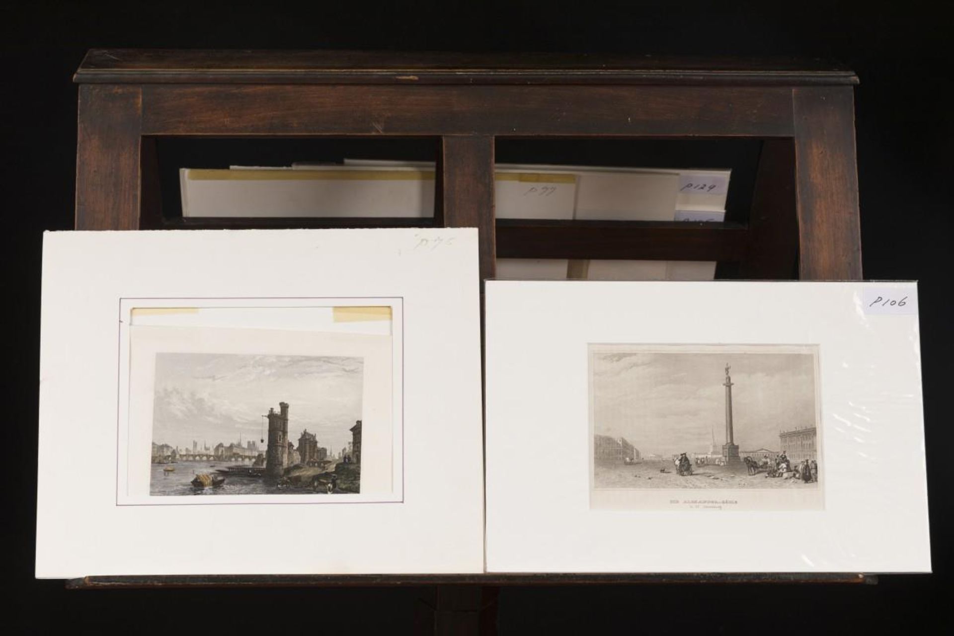 A lot comprising (8) various topographical prints, 19th and 18th century. - Image 9 of 10