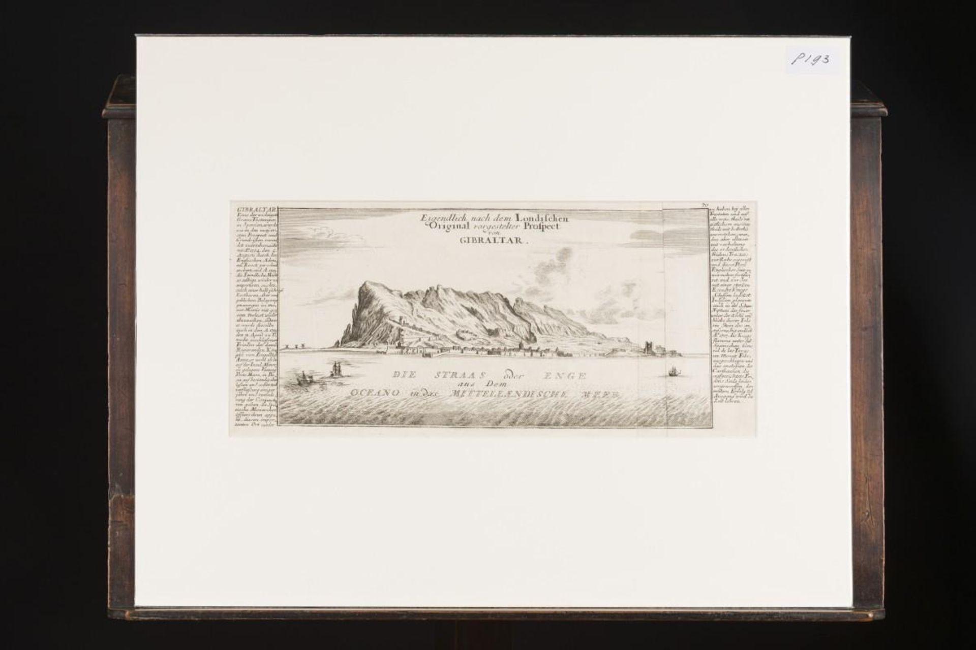 A lot comprising (4) various prints, a.w. topografical, 17th century and later. - Image 4 of 8