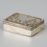 Stamp box (Schoonhoven, W. Langerak 1901) silver.