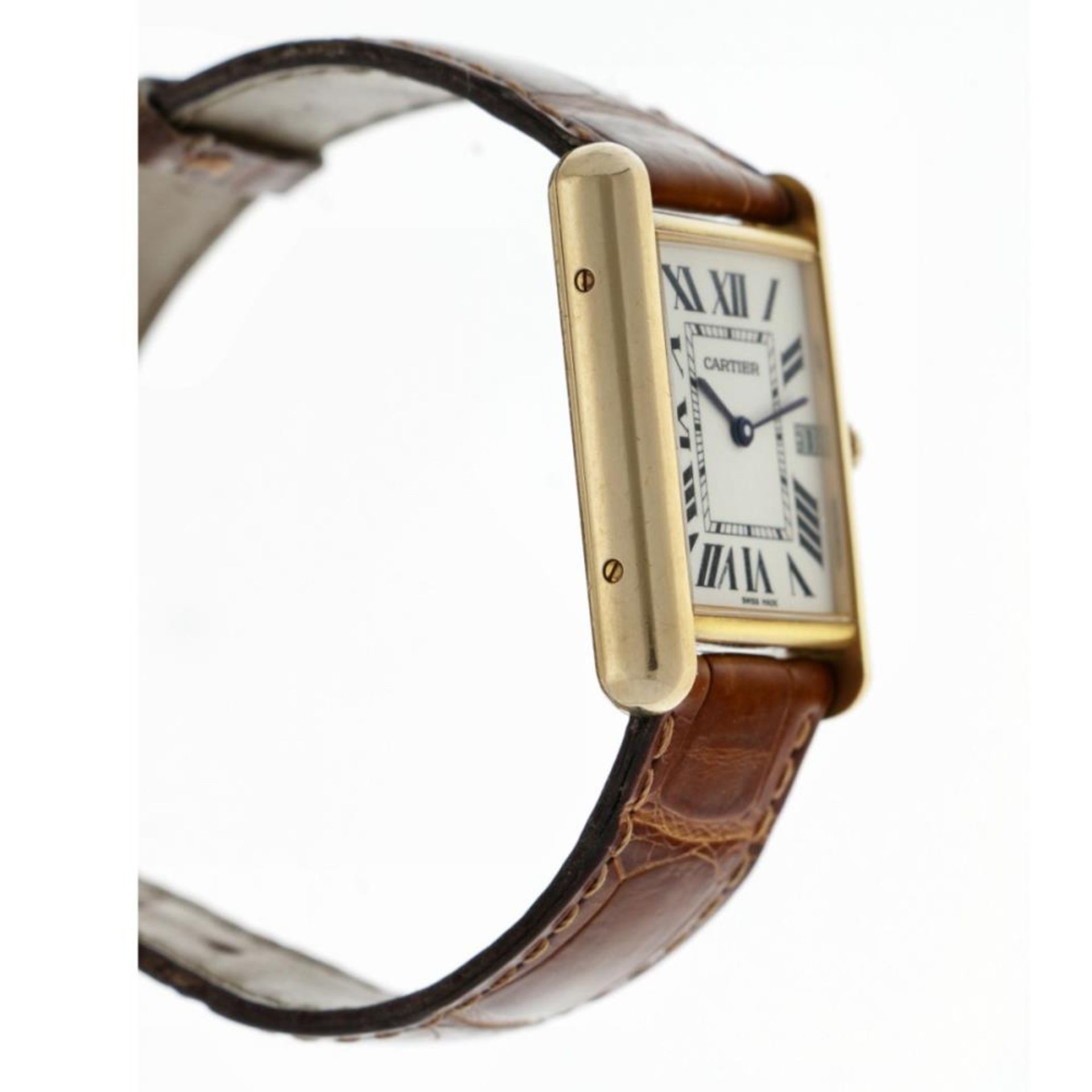 Cartier Tank Louis 2441 - 18 carat gold - Men's watch - approx. 2005. - Image 8 of 10