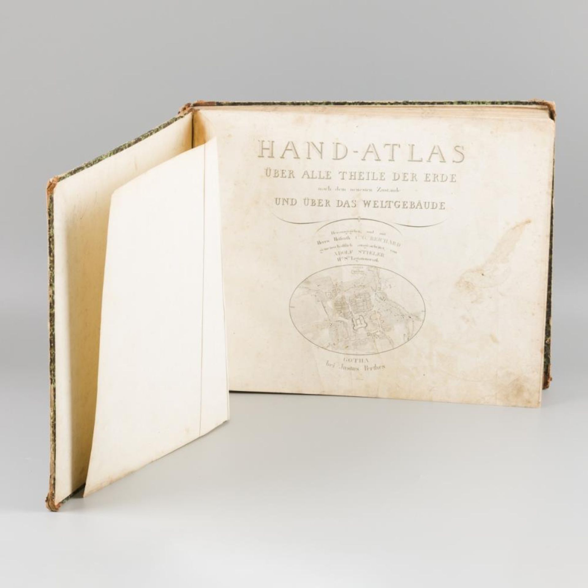 Stielers Hand-atlas (after Adolf Stieler, 1775–1836), "Hand-Atlas über alle Theile der Erde und über - Image 2 of 6