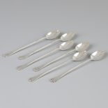 6 piece set of ice cream spoons silver.