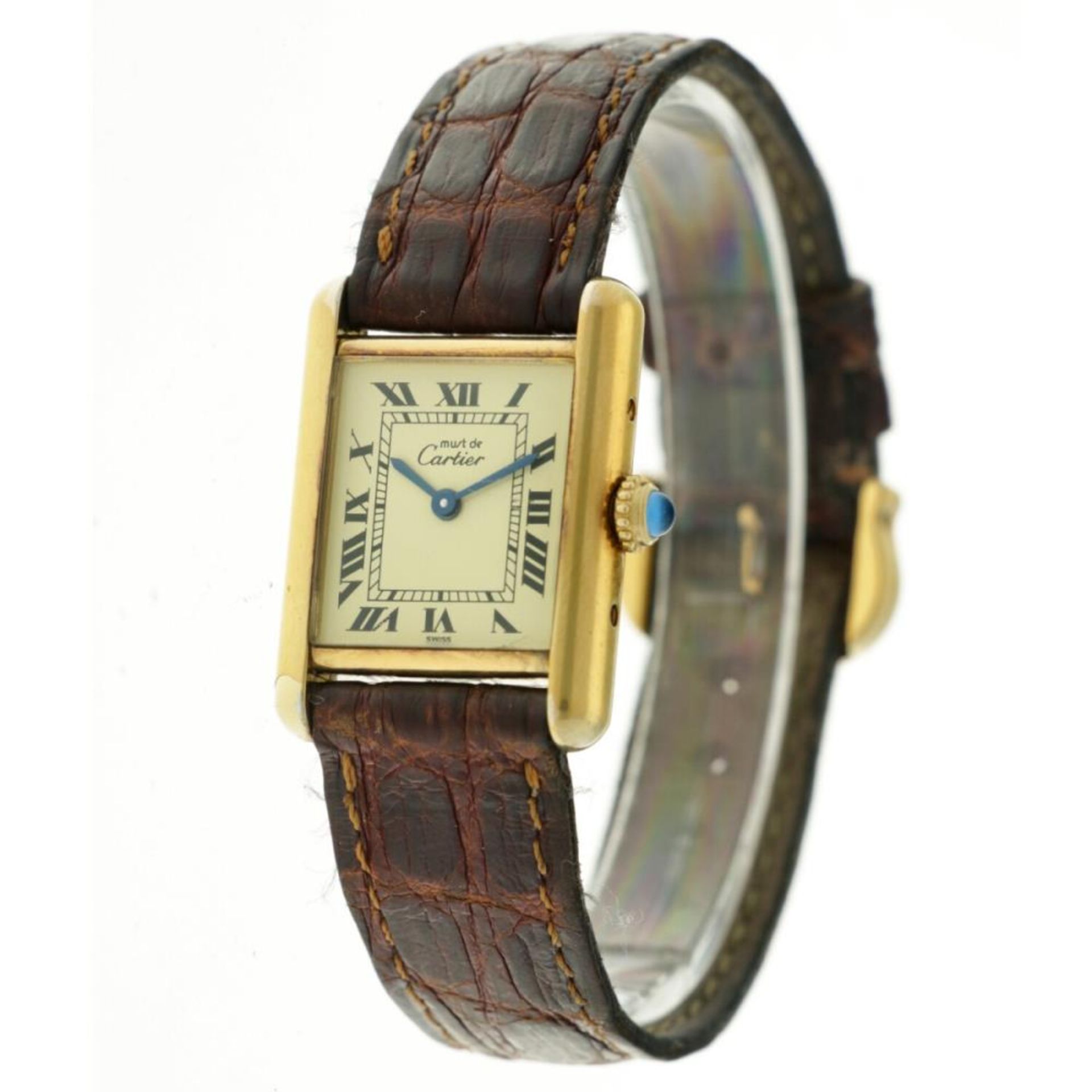 Cartier Tank Vermeil 5057001 - Ladies watch - approx. 1990. - Image 4 of 12
