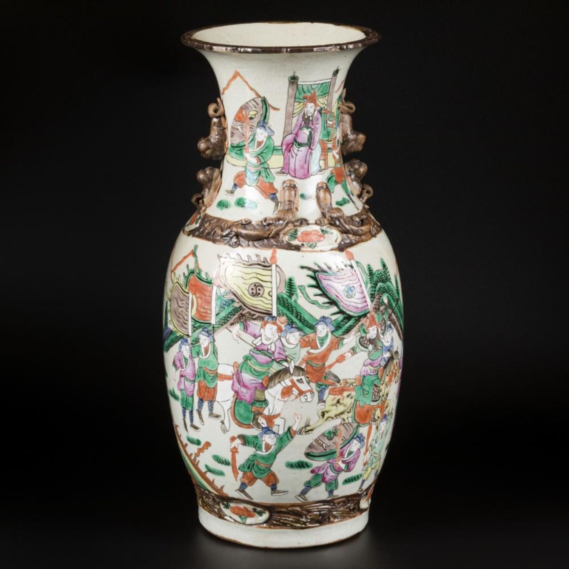 A Nanking baluster vase, China, 20th century. - Image 5 of 14