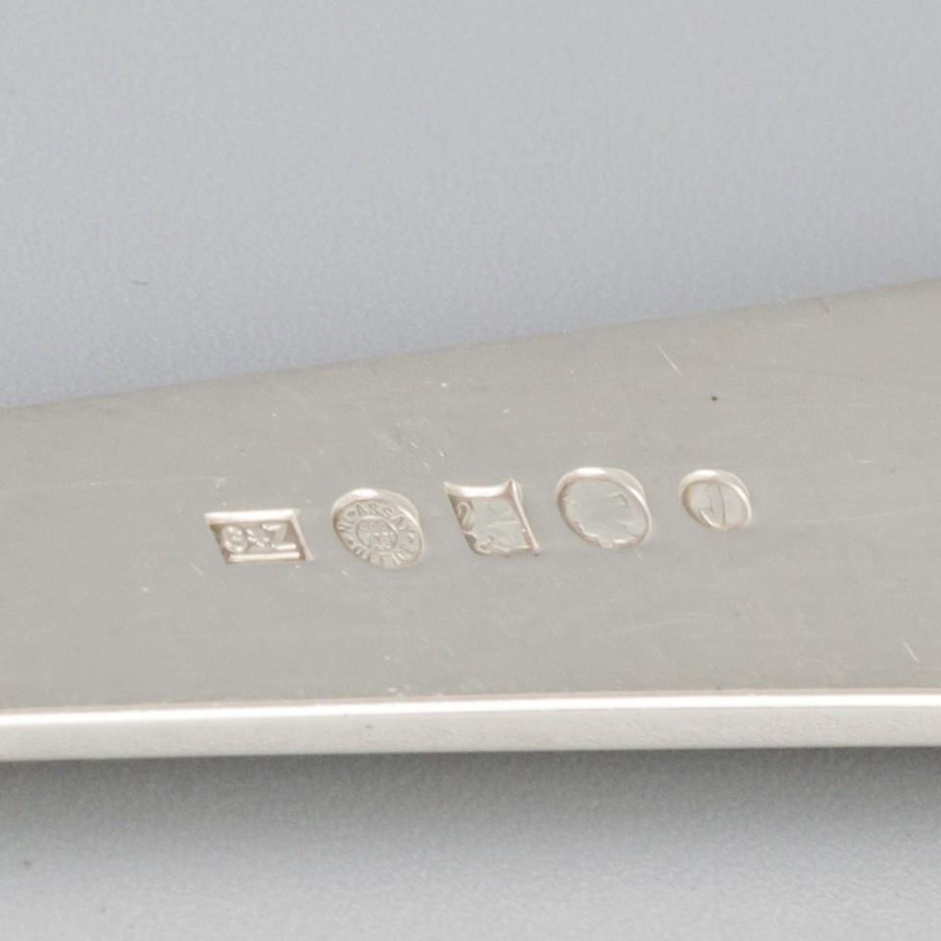 6 piece set of forks "Haags Lofje" silver. - Bild 4 aus 4
