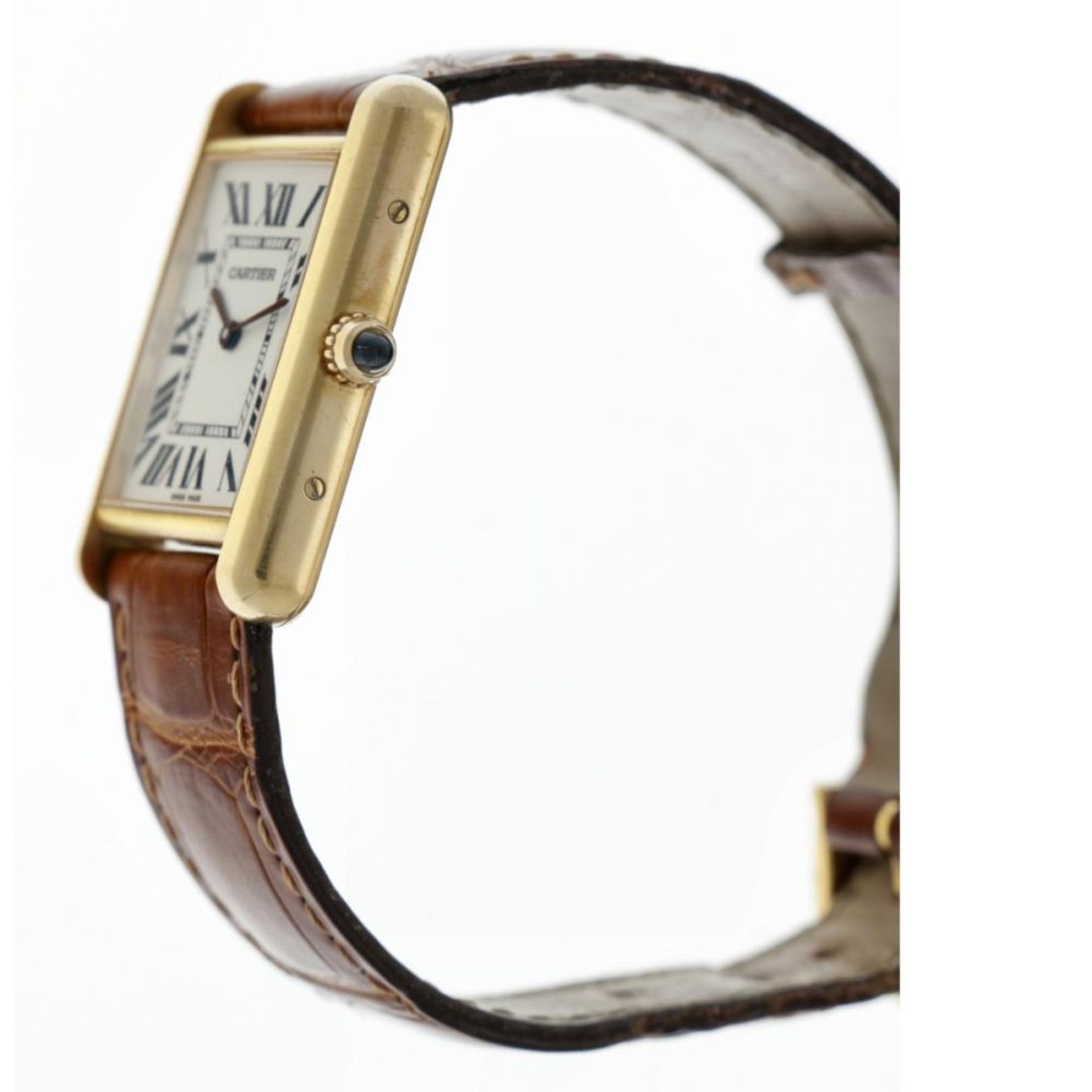 Cartier Tank Louis 2441 - 18 carat gold - Men's watch - approx. 2005. - Image 9 of 10