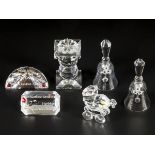 (6) part lot Swarovski miniatures.