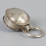 Chatelaine box (probably a wax box) silver.