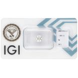 IGI Certified brilliant cut natural diamond of 1.08 ct.