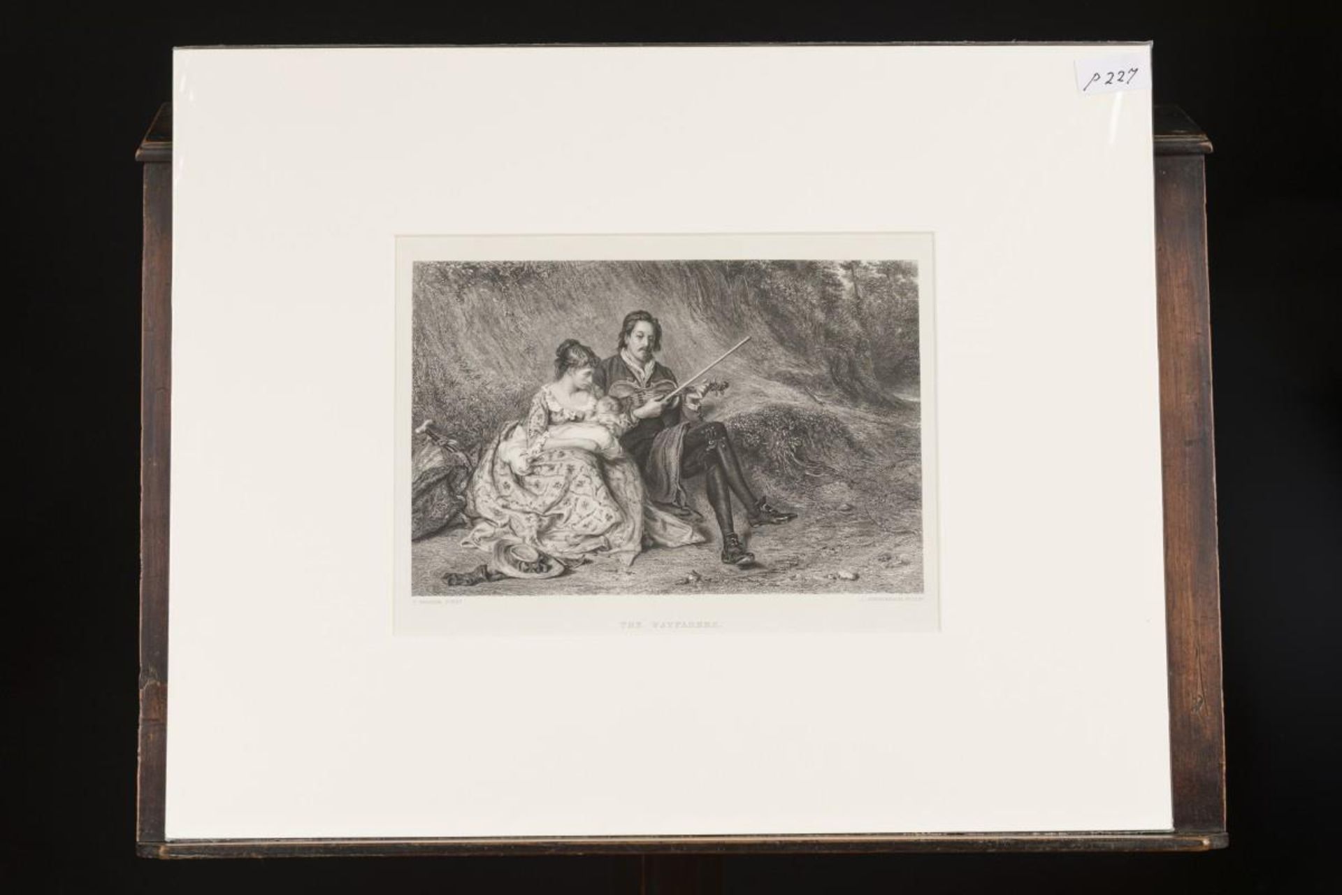 A lot comprising (6) engravings with romantic scenes, 19th century. - Bild 11 aus 12